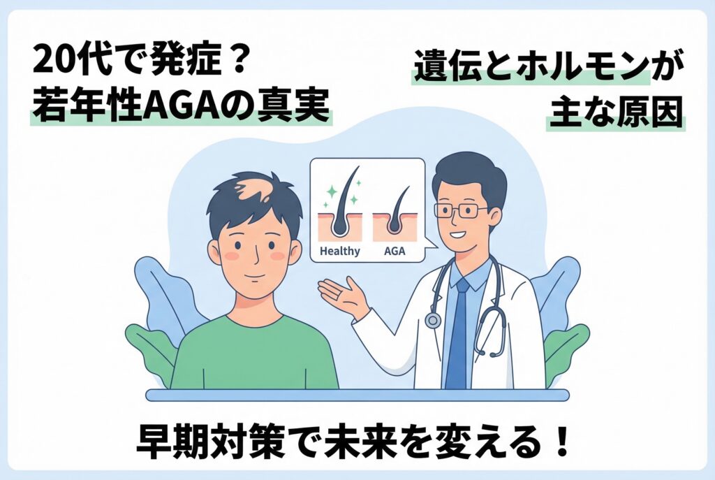 20代でAGAになる原因