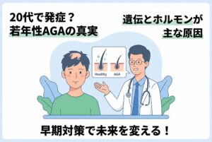 20代でAGAになる原因