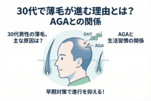 30代でAGAが進行する原因
