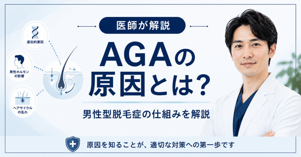 AGAの原因と仕組み