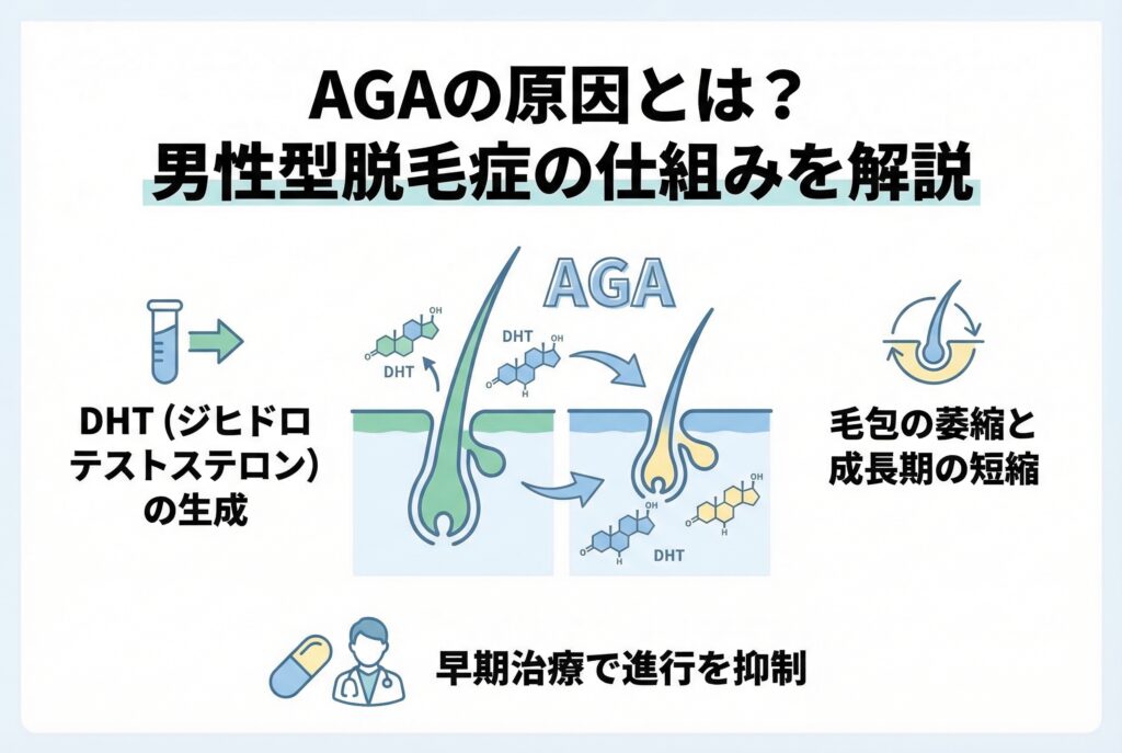 AGAの原因と仕組み