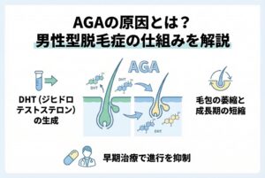 AGAの原因と仕組み
