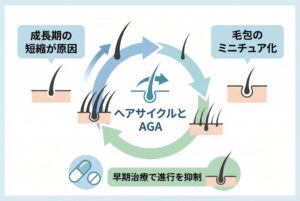 ヘアサイクルとAGAの関係