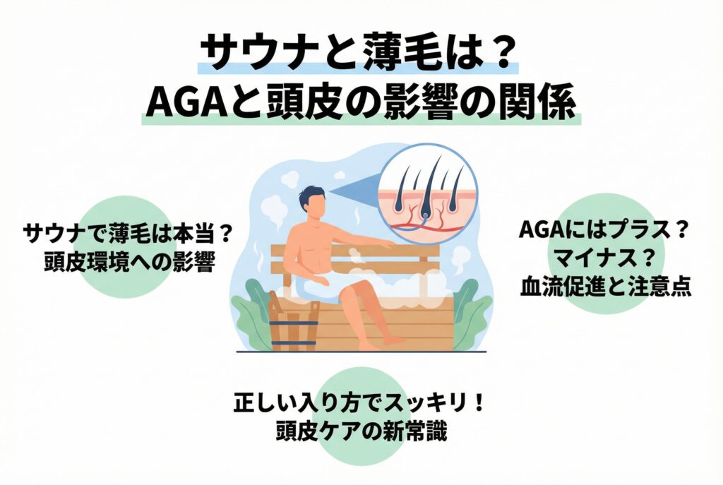 サウナと薄毛・AGAの関係