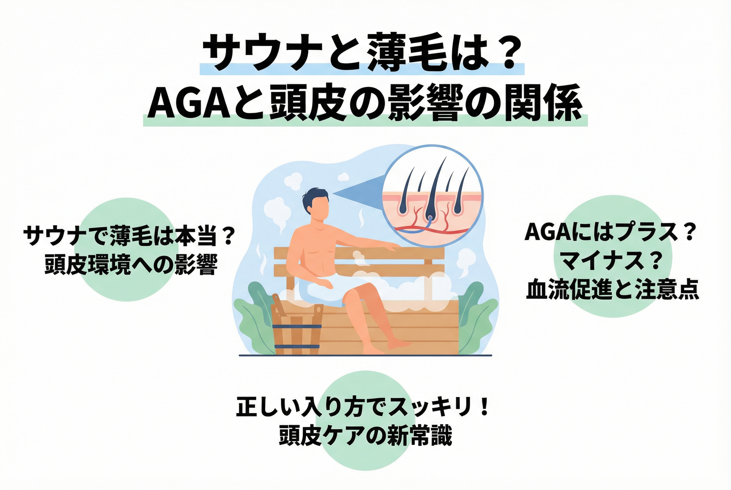 サウナと薄毛・AGAの関係