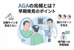 AGAの兆候と早期発見のポイント