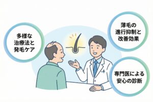 AGA治療の方法と効果を医師が解説