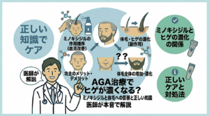 AGA治療とヒゲが濃くなる関係