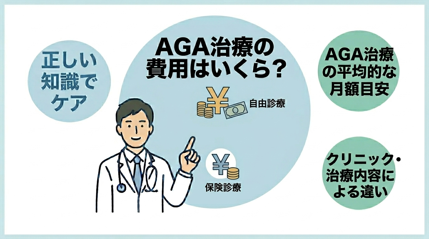 AGA治療費用の相場と目安