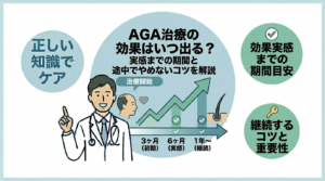 AGA治療の効果が出るまでの期間