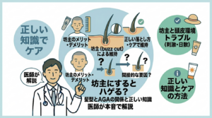 坊主と薄毛やAGAの関係