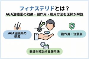 フィナステリドによるAGA治療のイメージ