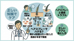 ヘアスプレーと薄毛の関係