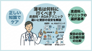 薄毛は何科に行くべきかの目安