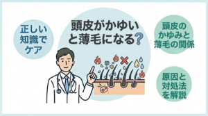 頭皮のかゆみと薄毛の関係