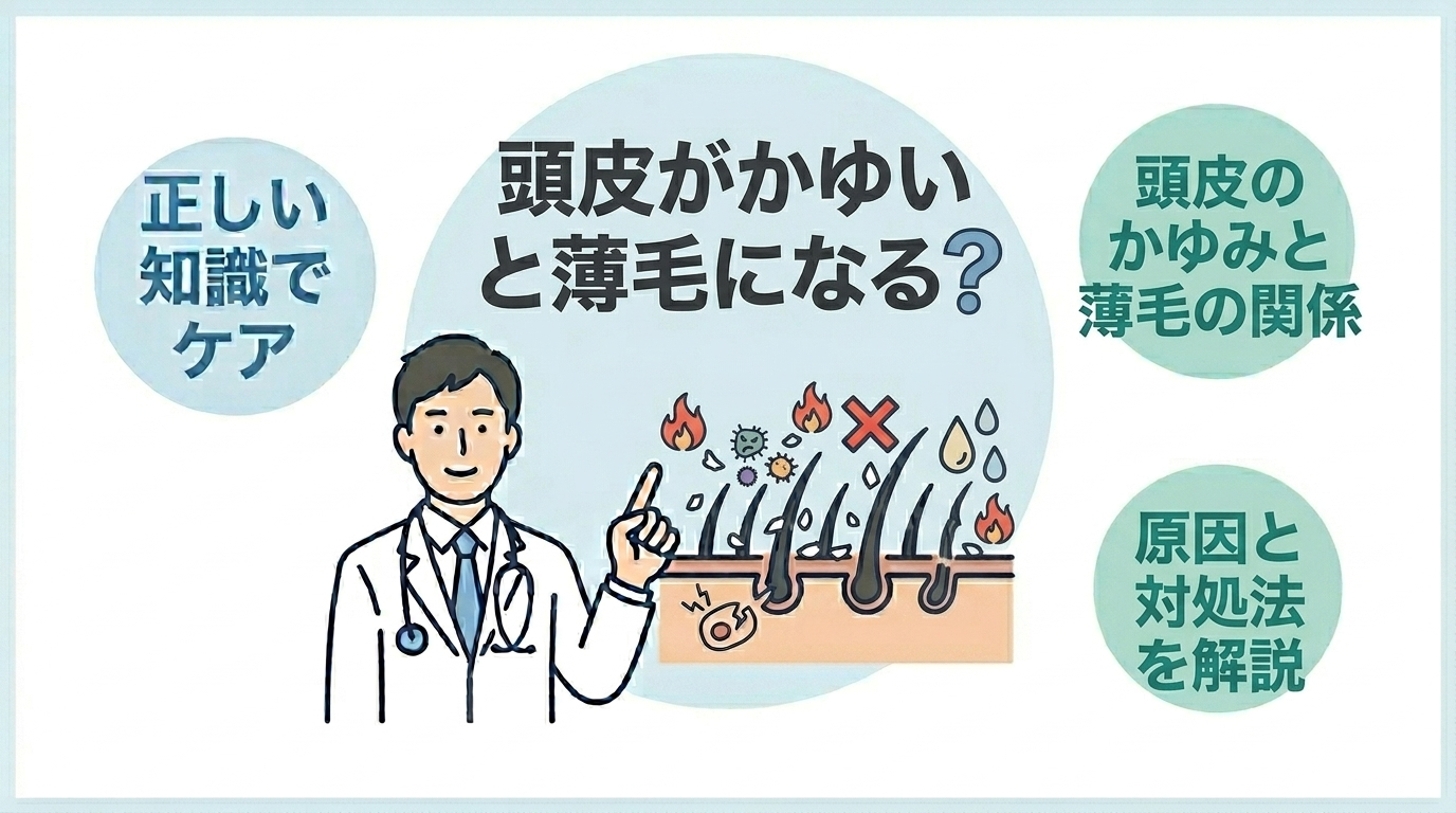 頭皮のかゆみと薄毛の関係